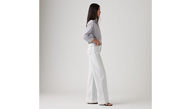 Ribcage Wide Leg Kadın Jean Pantolon - Be Prepared