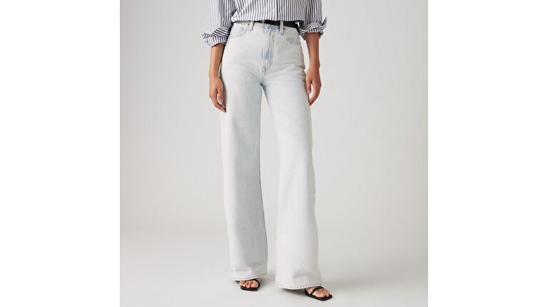 Ribcage Wide Leg Kadın Jean Pantolon - Be Prepared
