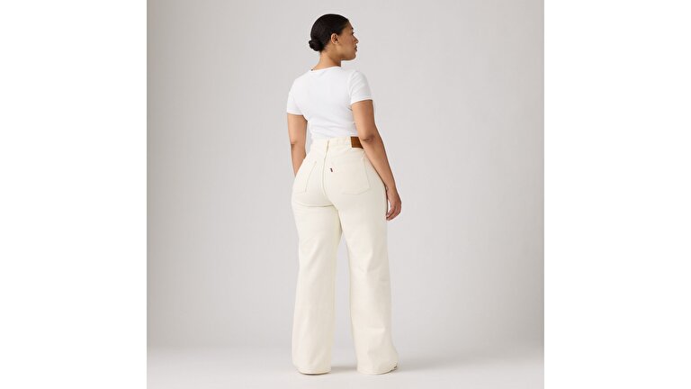 Ribcage Wide Leg Kadın Jean Pantolon - Barely Freezing