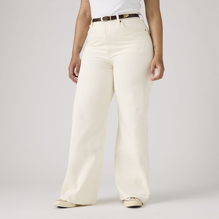 Ribcage Wide Leg Kadın Jean Pantolon - Barely Freezing