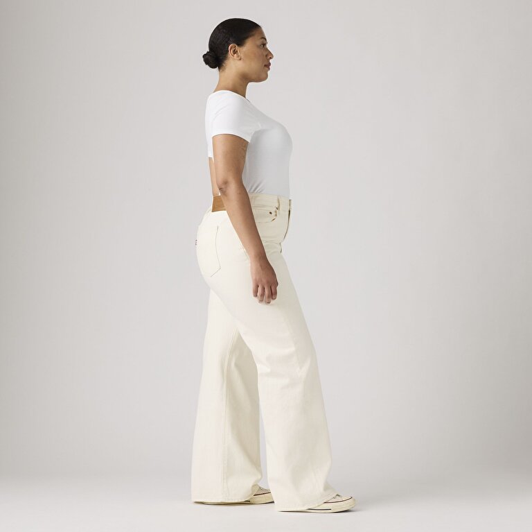 Ribcage Wide Leg Kadın Jean Pantolon - Barely Freezing