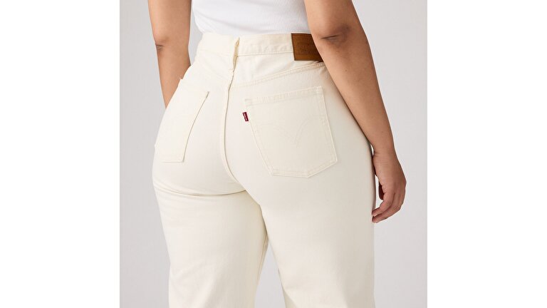 Ribcage Wide Leg Kadın Jean Pantolon - Barely Freezing