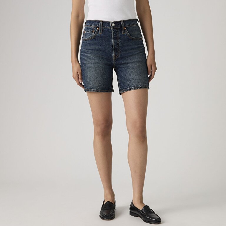501® Mid Thigh Lightweight Kadın Jean Şort