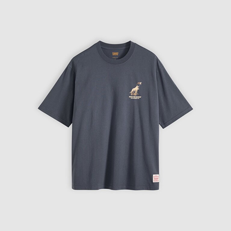 Workwear Graphic Bisiklet Yaka Tişört