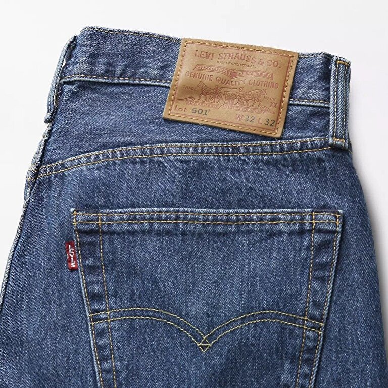 501® Original Fit Erkek Jean Pantolon-Stonewash 80684