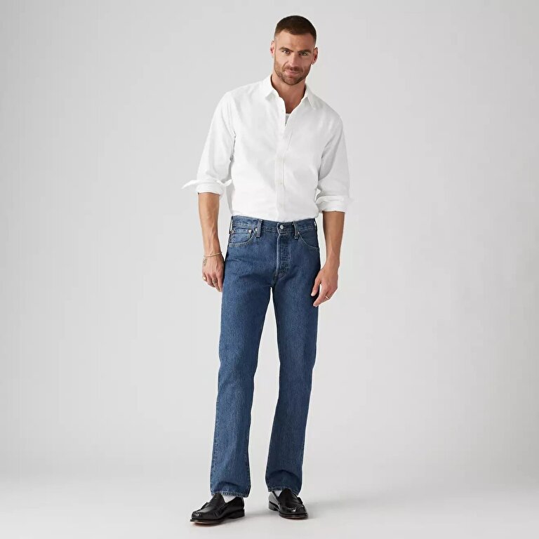 501® Original Fit Erkek Jean Pantolon-Stonewash 80684