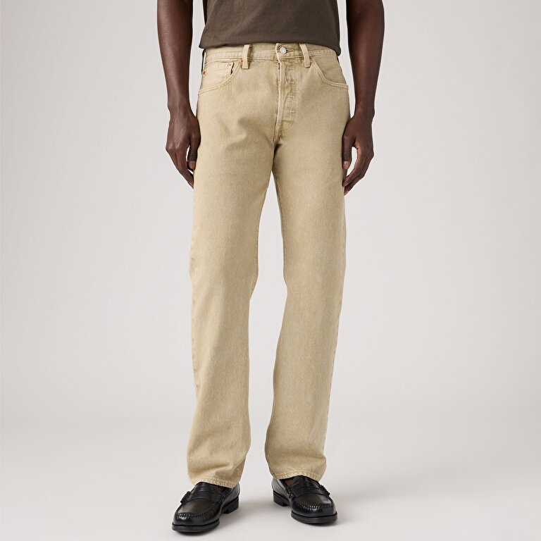 501® Original Erkek Jean Pantolon - Yellow Sand Garment Dye