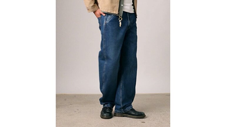 Baggy Barrel Erkek Jean Pantolon - Running The Race