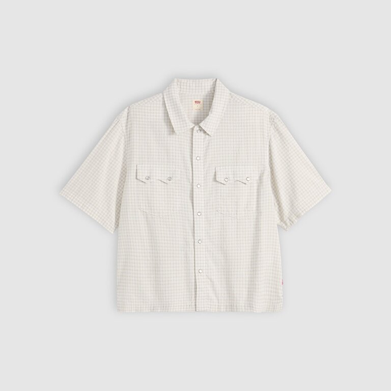 Boxy Western Lightweight Kısa Kollu Gömlek