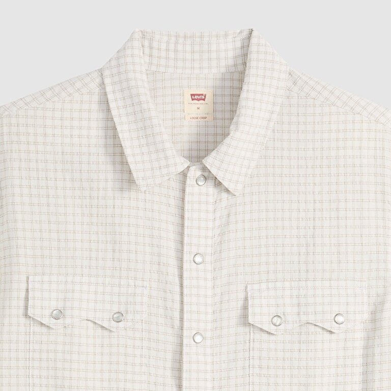 Boxy Western Lightweight Kısa Kollu Gömlek
