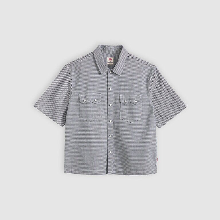Boxy Western Lightweight Kısa Kollu Gömlek