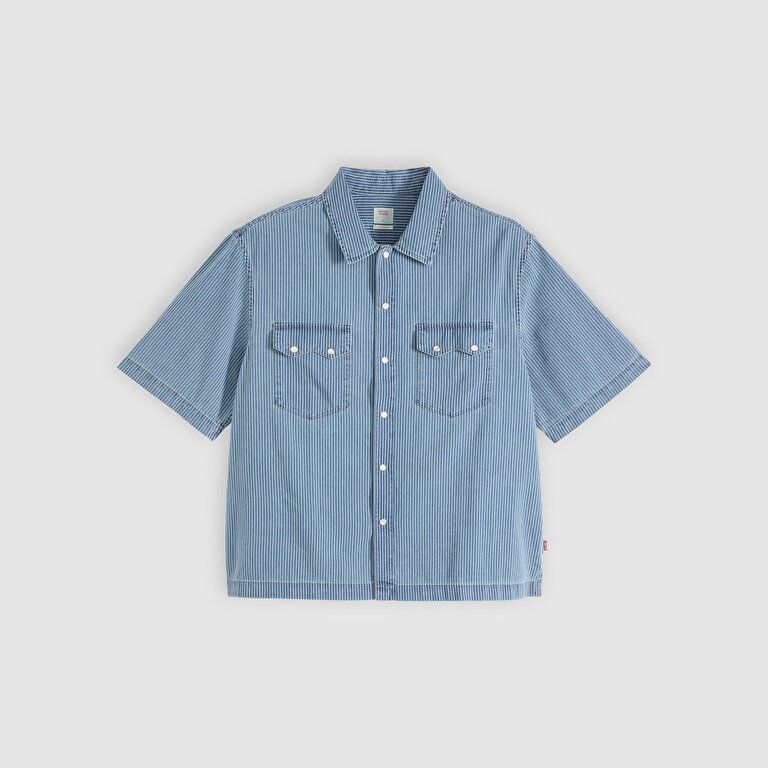 Boxy Western Lightweight Kısa Kollu Gömlek