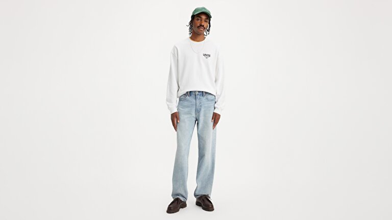 568™ Loose Straight Erkek Jean Pantolon - Baby Blue Essentials