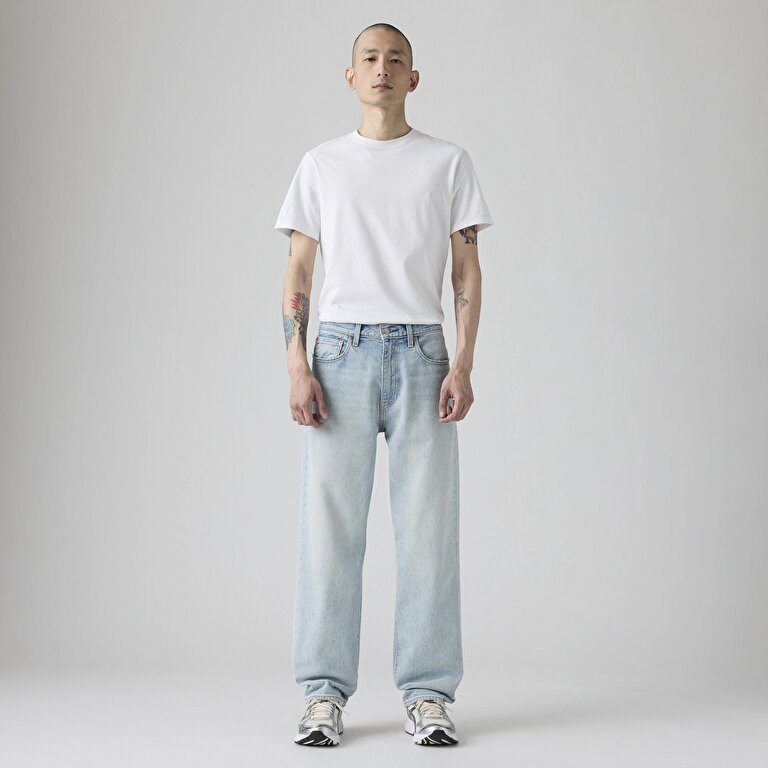 568™ Loose Straight Erkek Jean Pantolon - Baby Blue Essentials