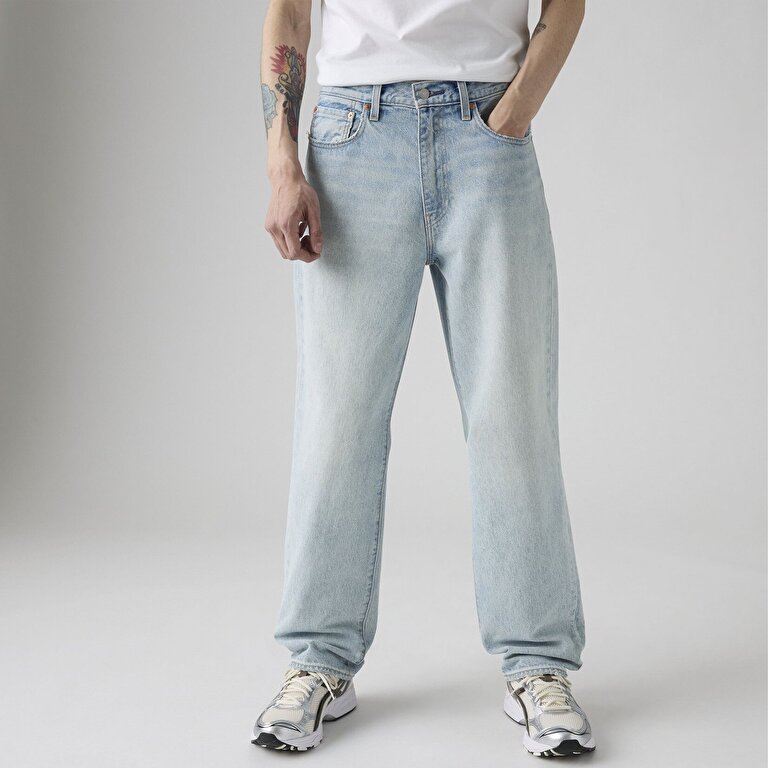 568™ Loose Straight Erkek Jean Pantolon - Baby Blue Essentials