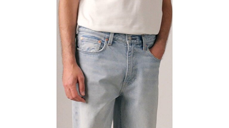 568™ Loose Straight Erkek Jean Pantolon - Baby Blue Essentials
