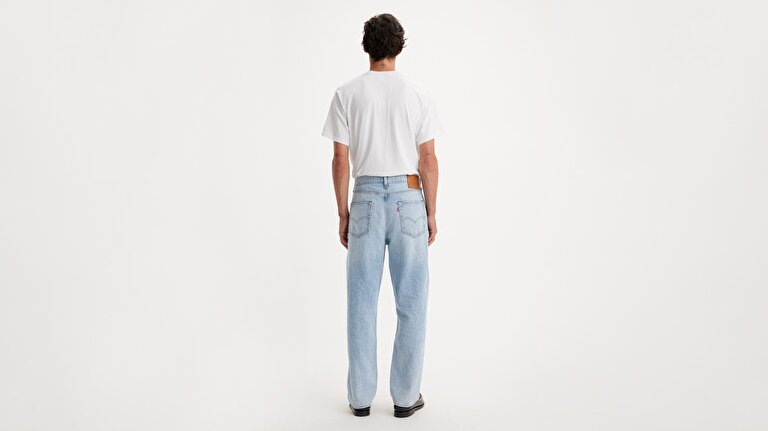 568™ Loose Straight Lightweight Linen+ Denim Erkek Jean Pantolon - Varsity Academia
