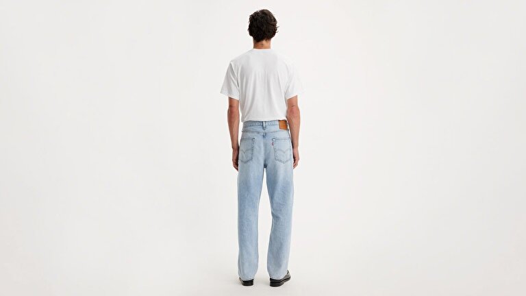 568™ Loose Straight Lightweight Linen+ Denim Erkek Jean Pantolon - Varsity Academia