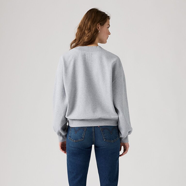 Vintage V-Yaka Gri Sweatshirt
