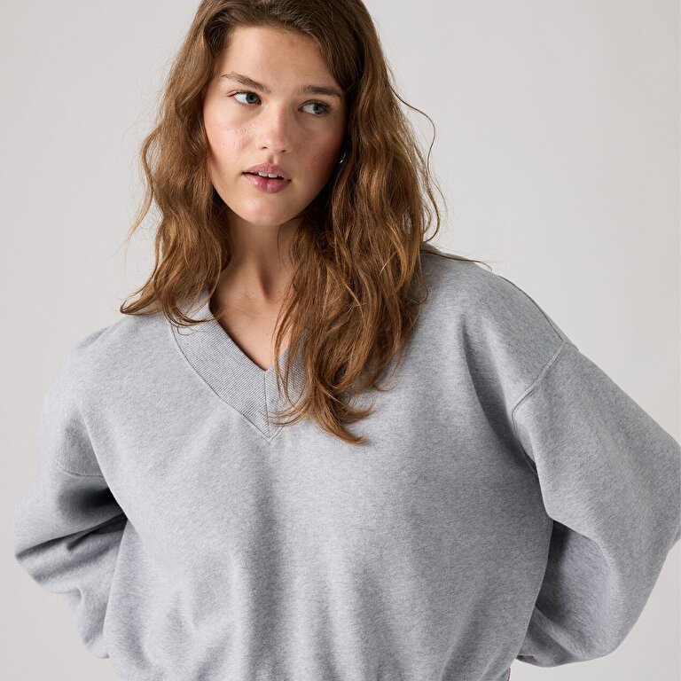 Vintage V-Yaka Gri Sweatshirt