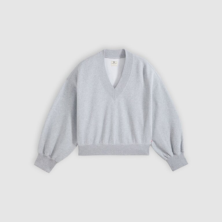 Vintage V-Yaka Gri Sweatshirt