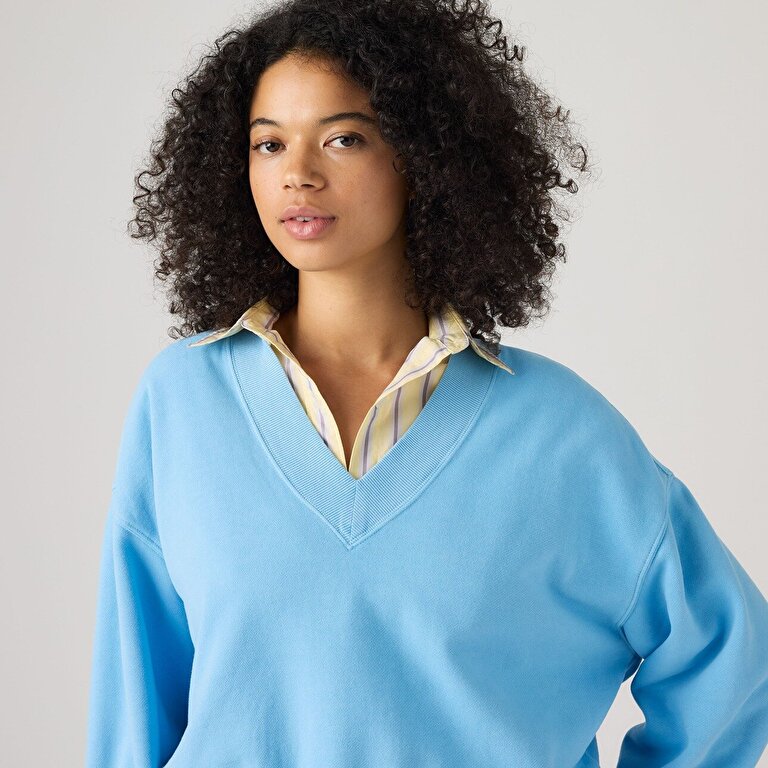 Vintage V-Yaka Mavi Sweatshirt
