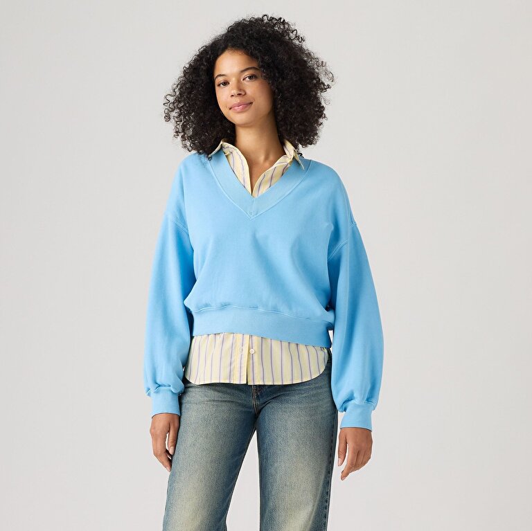 Vintage V-Yaka Mavi Sweatshirt