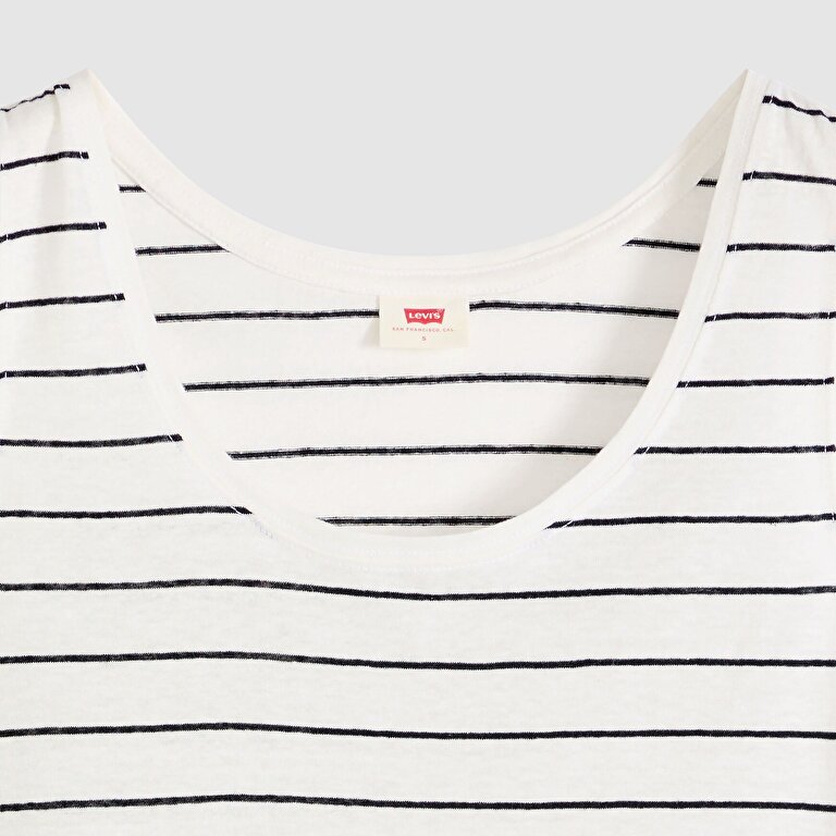 Lori Scoop Keten Karışımlı Tank Top