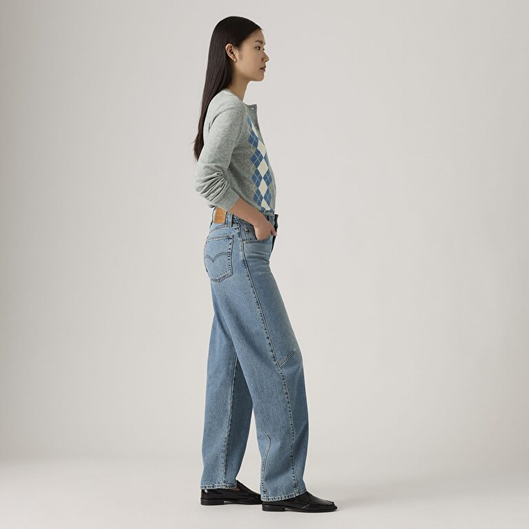 Baggy Dad Barrel Kadın Jean Pantolon - Easy Days Barrel