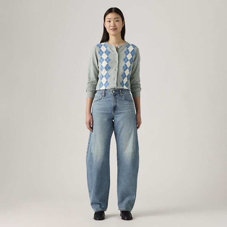 Baggy Dad Barrel Kadın Jean Pantolon - Easy Days Barrel