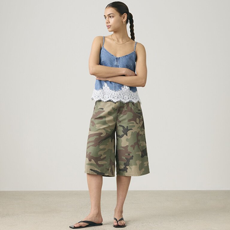 90'S Denim Cami Bluz