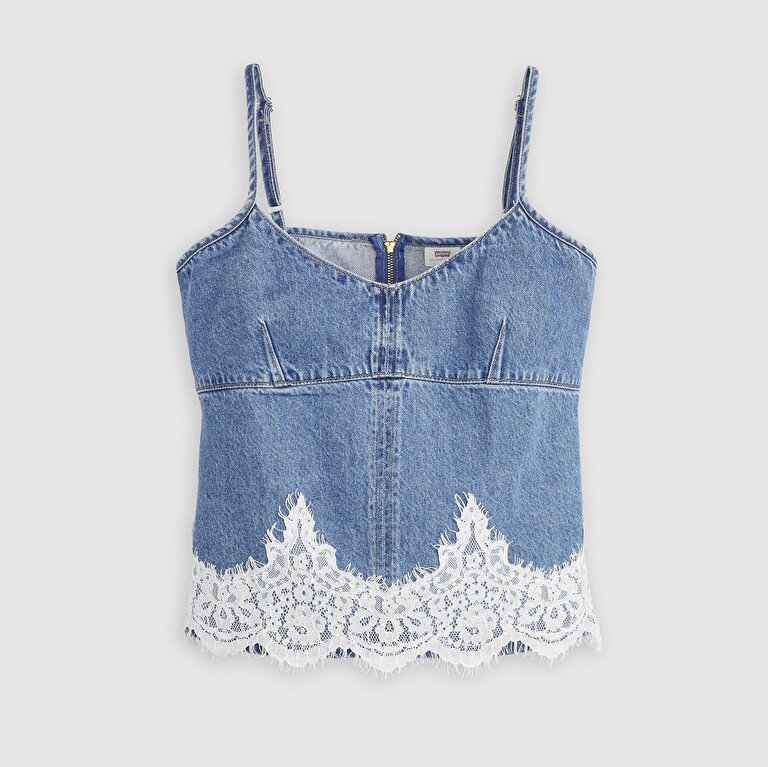 90'S Denim Cami Bluz