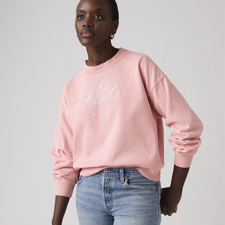 Graphic Vintage Boxy Sweatshirt