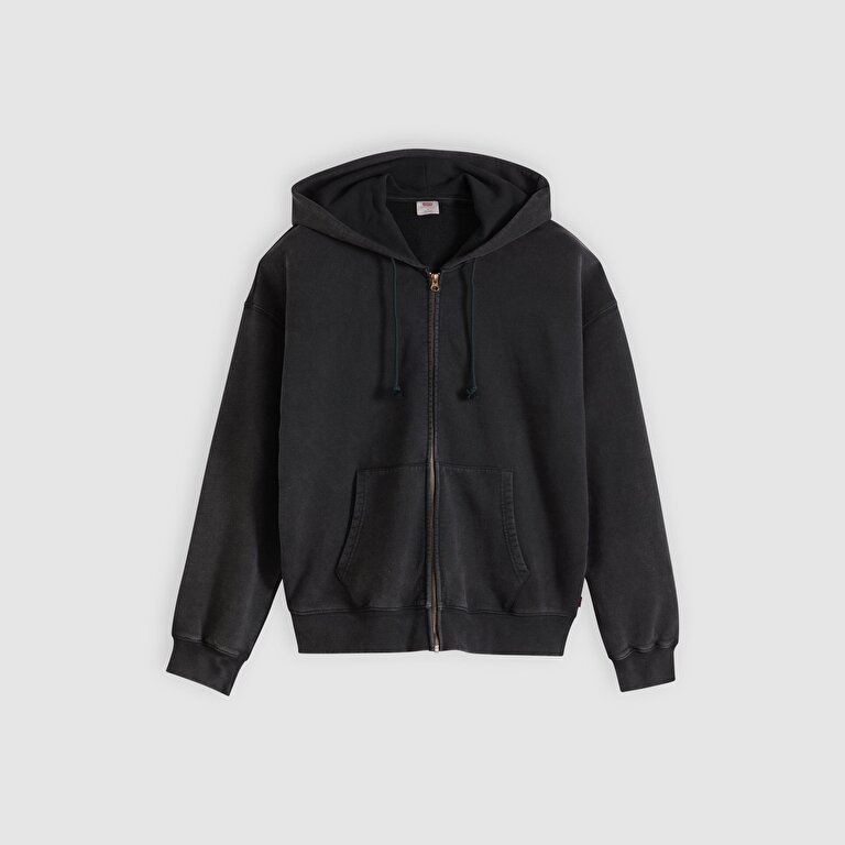Hayes Boxy Fermuarlı Sweatshirt