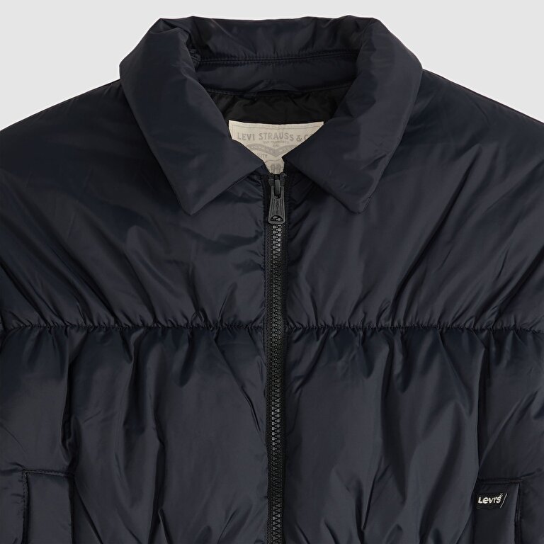 Presley Cropped Collared Puffer Mont