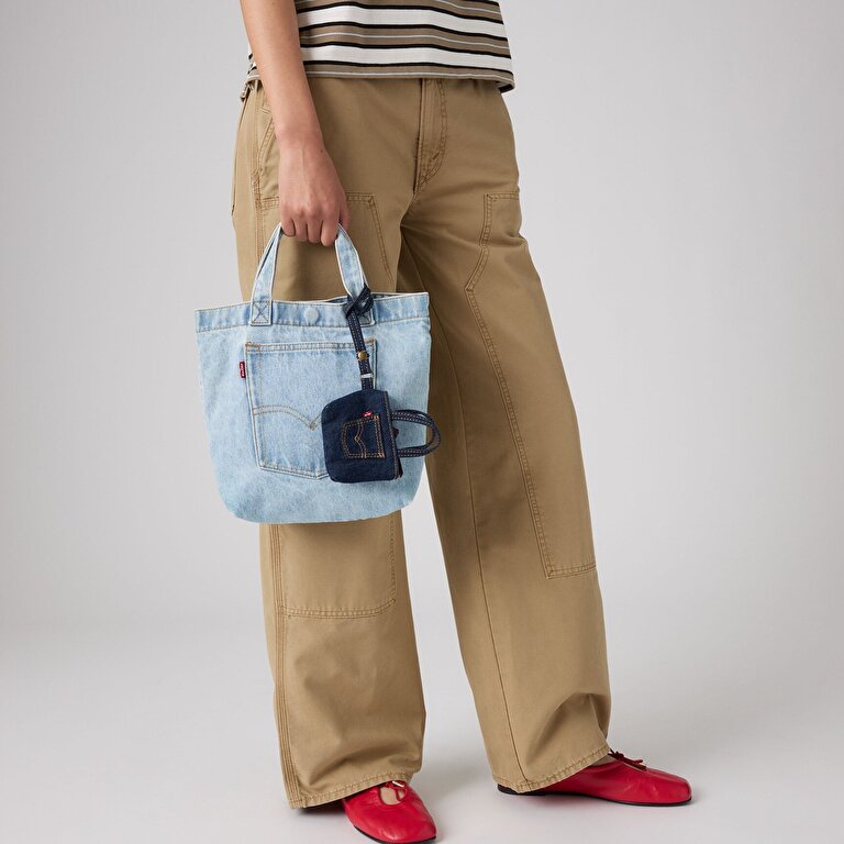 Mini Back Pocket Tote Charm