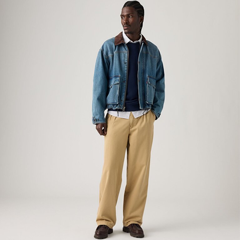 XX Chino Baggy Pleated Erkek Pantolon