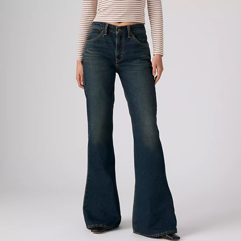 Puddle Snap Flare Kadın Jean Pantolon - High Vibration