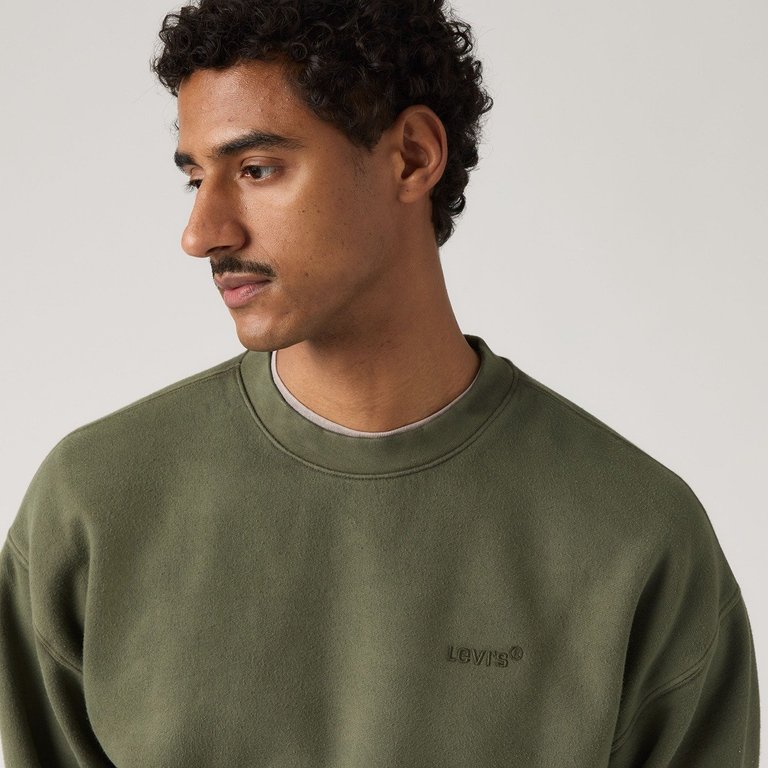 Authentic Bisiklet Yaka Sweatshirt