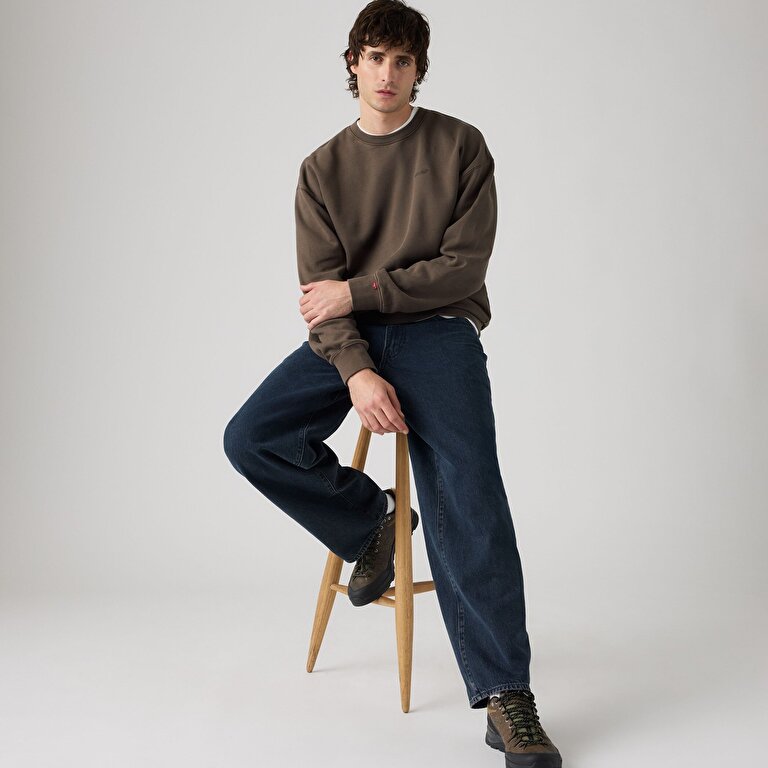 Authentic Bisiklet Yaka Sweatshirt