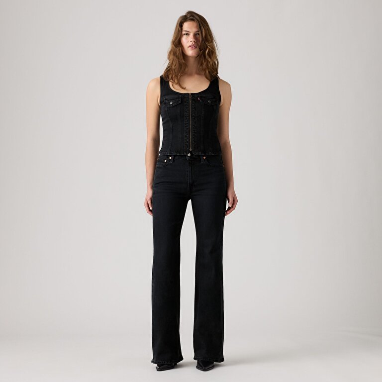 Ribcage Flare Kadın Jean Pantolon - Slight Night