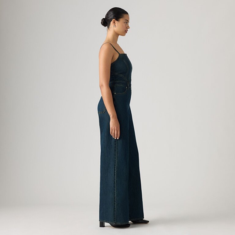 Lightweight Seamed Denim Tulum