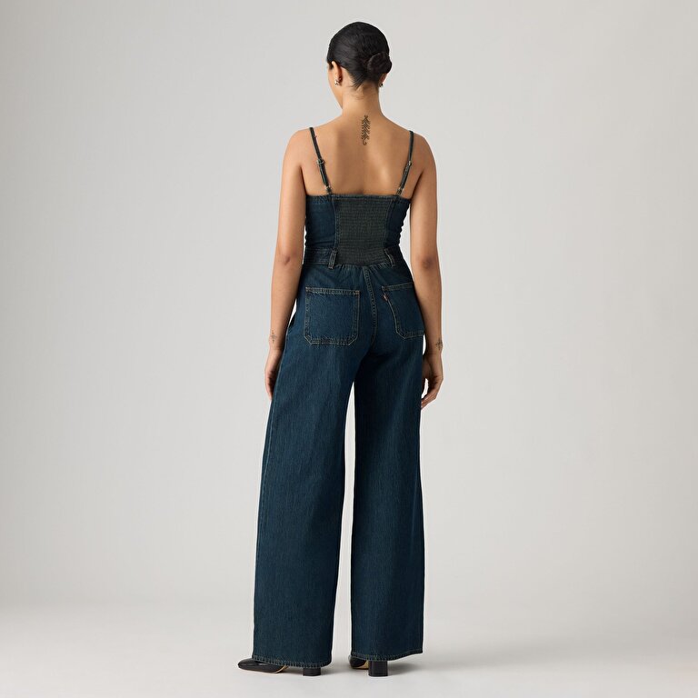 Lightweight Seamed Denim Tulum
