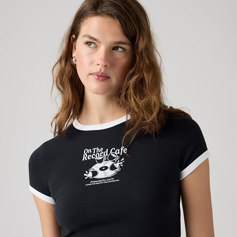Graphic Essential Ringer Baby Bisiklet Yaka Tişört
