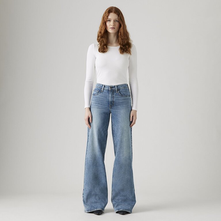 728 High Rise Wide Leg Kadın Jean Pantolon - Sweet Success
