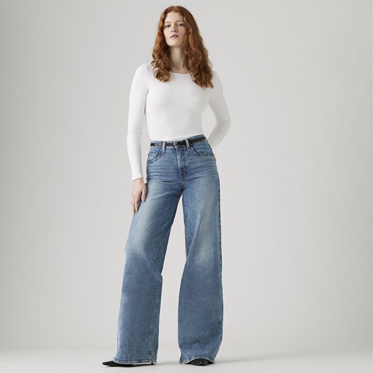 728 High Rise Wide Leg Kadın Jean Pantolon - Sweet Success