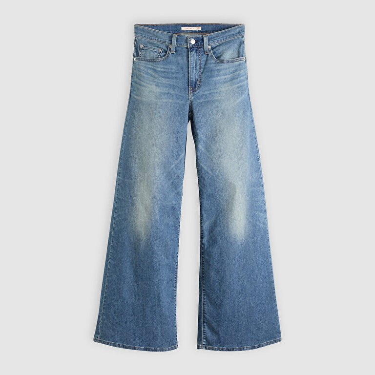 728™High Rise Wide Leg Lightweight Kadın Jean Pantolon - Quiet Cool