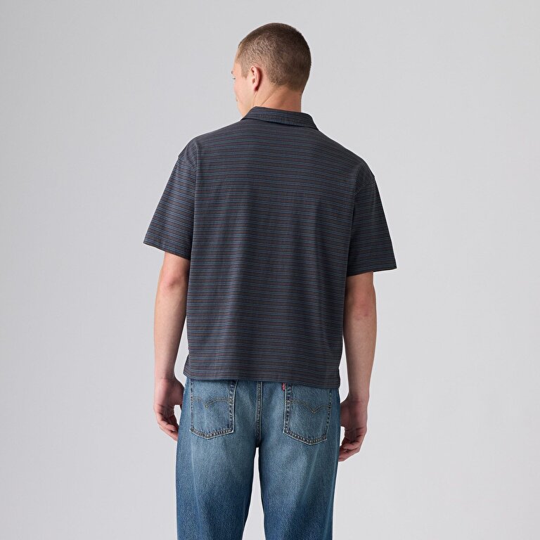 Finn Boxy Pocket Lacivert Polo Tişört
