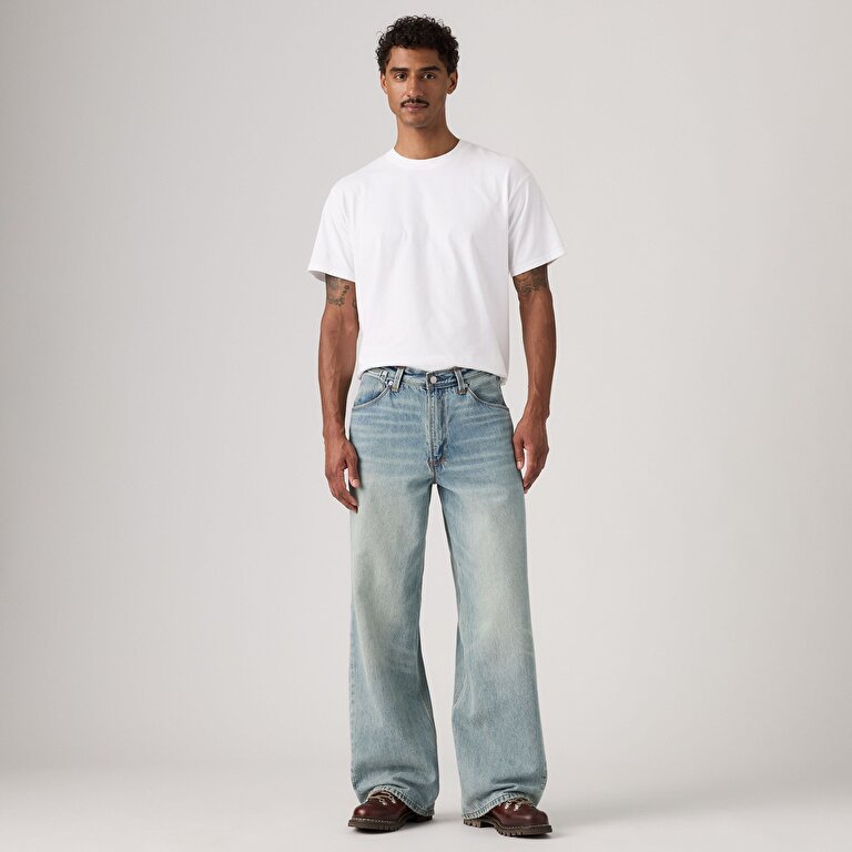 Twisted Baggy Wide Leg Erkek Jean Pantolon - With A Twist