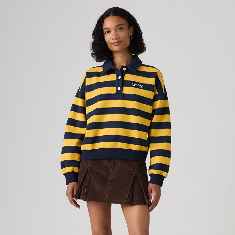 Graphic Vintage Rugby Sweatshirt
